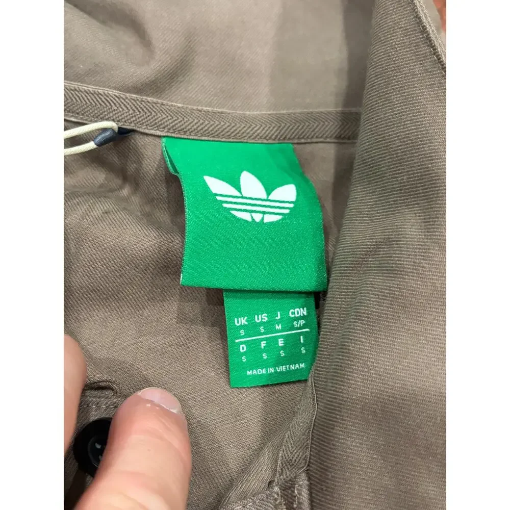 adidas Golf Originals Wind Jacket Trace Brown KB0595, Men's Size Small